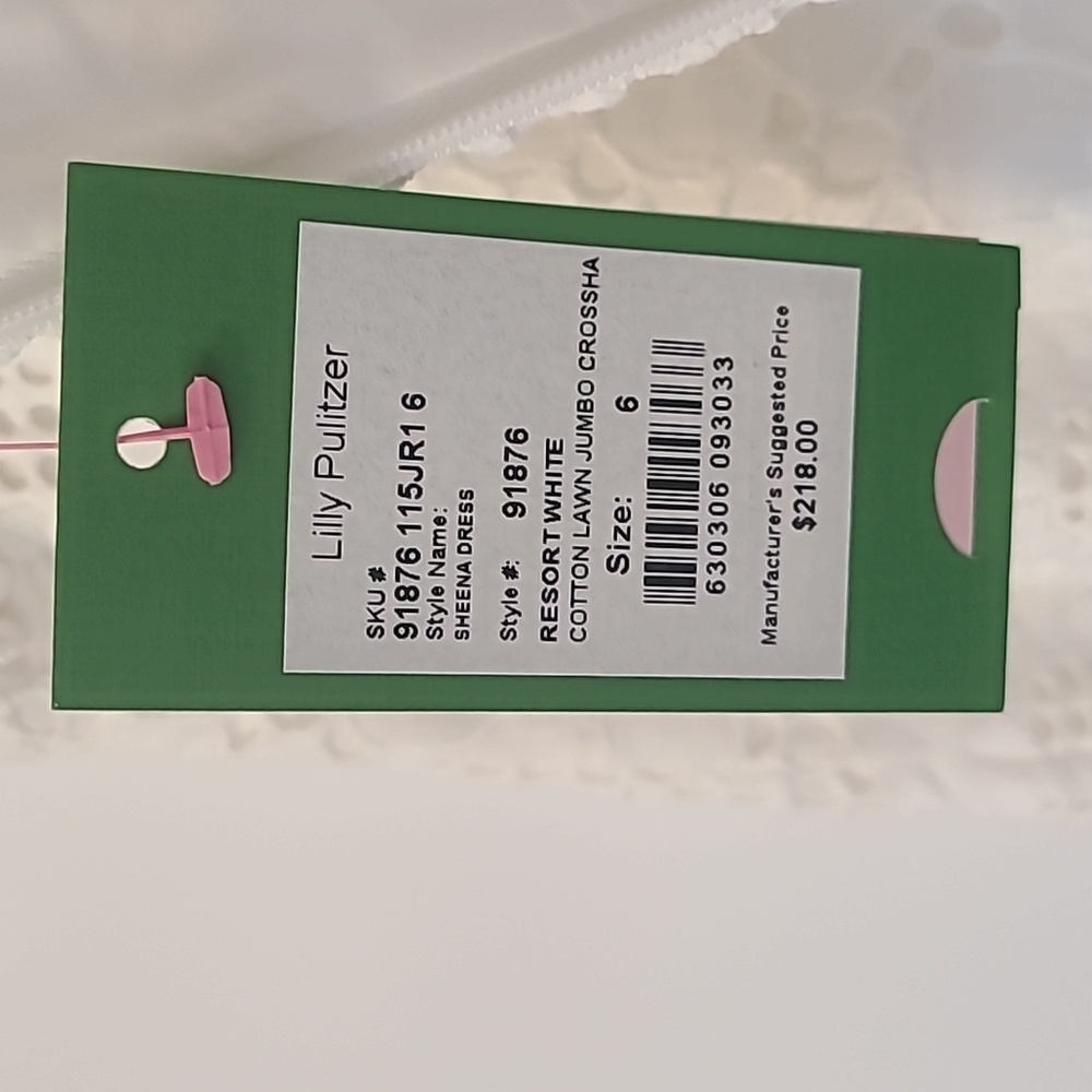 Lilly Pulitzer white new dress - Picture 8 of 8